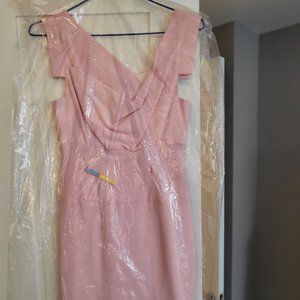 Black Halo Pink dress